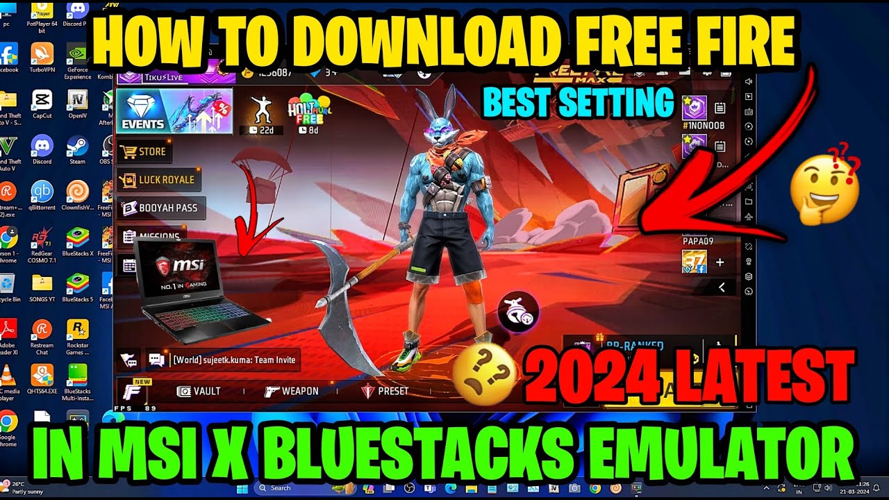 HOW TO DOWNLOAD FREE FIRE IN PC 2024 HOW TO DOWNLOAD FREE FIRE IN How to download free fire in pc 2024 how to download free fire in