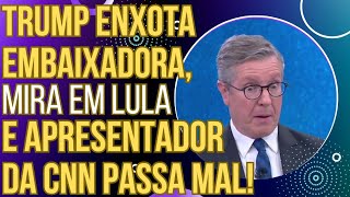 Trump enxota embaixadora do Brasil, mira em Lula e apresentador passa mal ao dar a notícia!