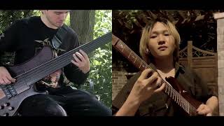 Download Lagu Obscura- Akroasis Full guitar \u0026 bass cover （feat Malcolm von） MP3