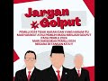 Jangan Golput gaiss. Haram hukumnya. Mari tentukan nasib Indonesia 5 tahun kedepan #pemilu2024