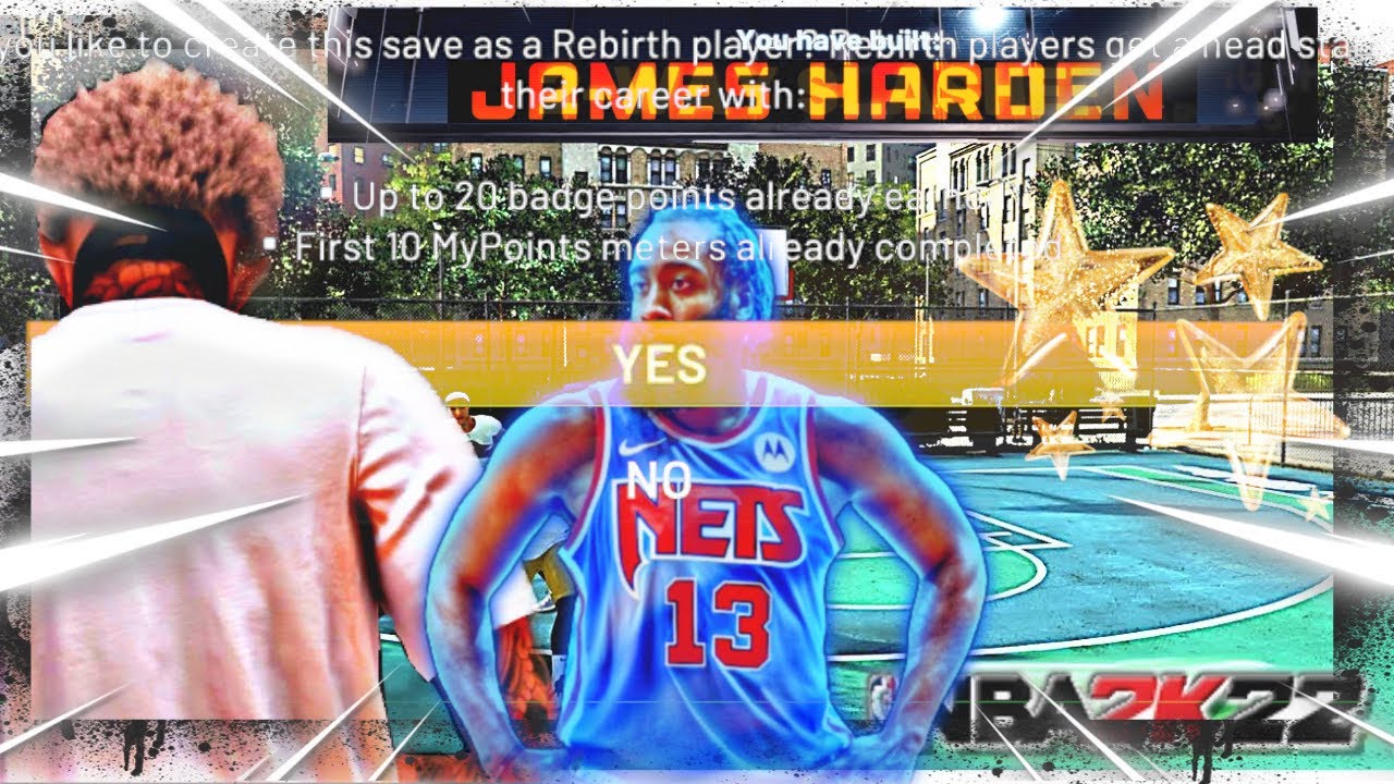 NBA 2K22 REBIRTH JAMES HARDEN BUILD YouTube
