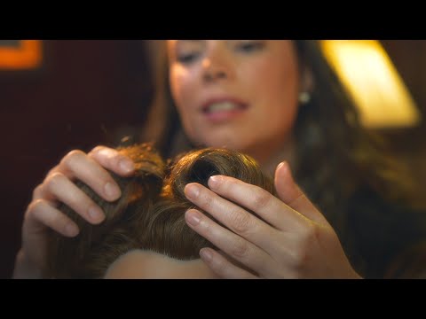 Hair Styling - 1940s Victory Rolls | ASMR (brushing, DIY volume powder, soft spoken & whispers)