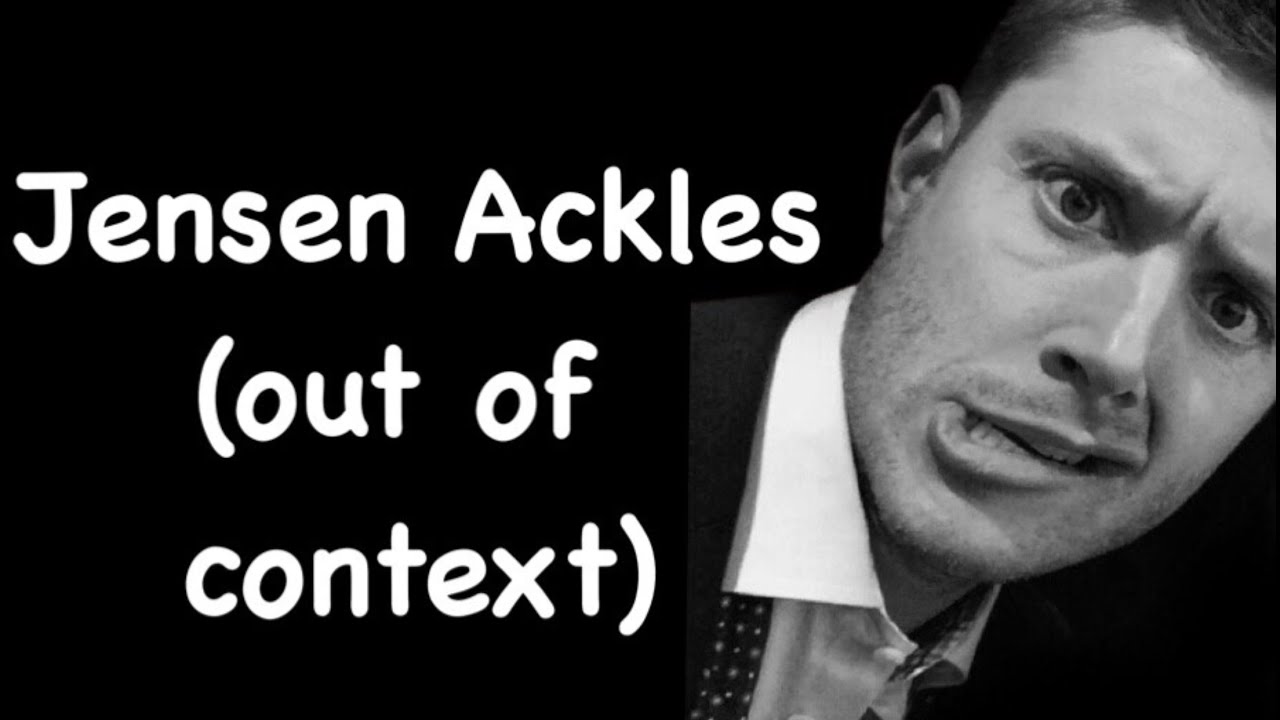 Jensen Ackles — “You're exposing yourself” - YouTube