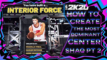 NBA 2K20 Interior Force Center Creation: How to create the best Center build WITH DEFENSE!