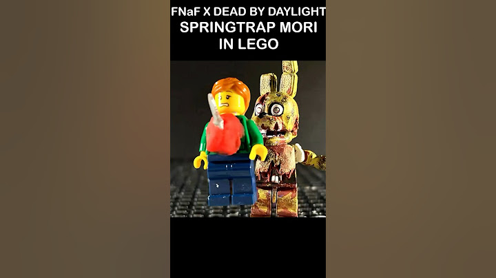 FNaF X Dead By Daylight - Springtrap Mori IN LEGO | FNaF 2 Movie MEME
