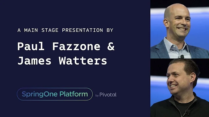 James Watters and Paul Fazzone at SpringOne Platfo...