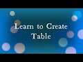 Creating a Table  in MySQL using PHP 720p and 1080p full HD video | Free Projects1