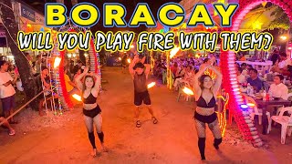 BORACAY FOOD MARKET | Cheapest in the Island TALIPAPA BUKID and VHUB2 Seafood Market | Fire Dancers