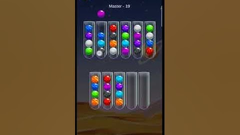 Golden Bubble Sort Master Level 19 (Android game and ISO game)