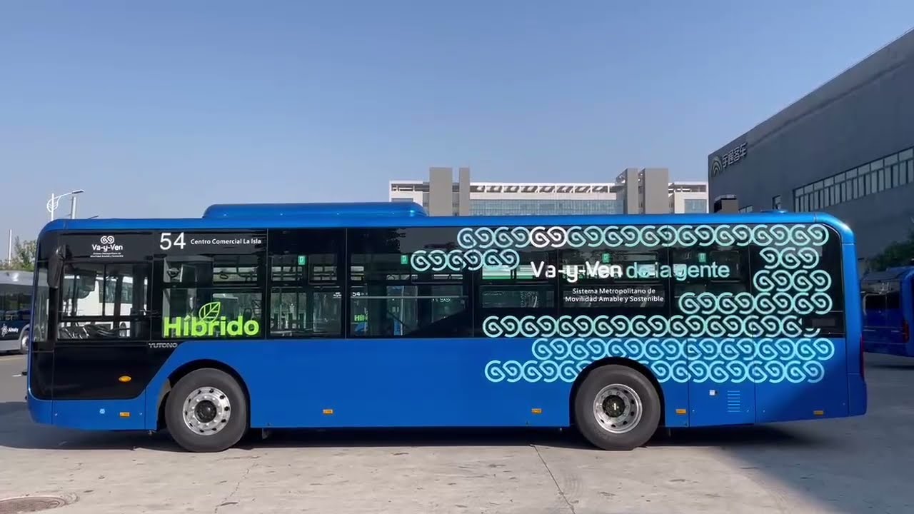 Autobús híbrido Yutong México 2024