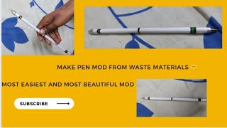 Make Ivan emboss pen mod from waste materials #tutorial