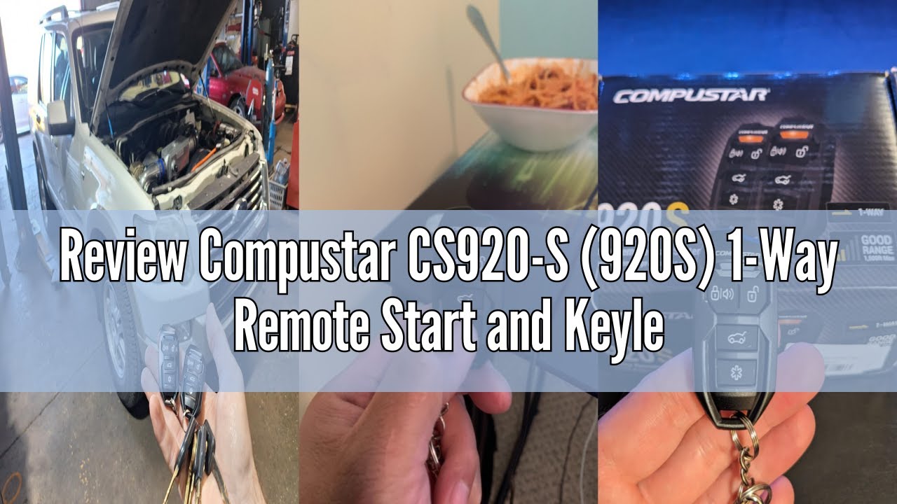 Review Compustar CS920-S (920S) 1-Way Remote Start and Keyless Entry System with 1500-ft Range