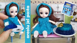 Miniature OREO Jello Cake | Oreolu Mini Jel Pasta - Minimela Mutfak #miniature #jelly