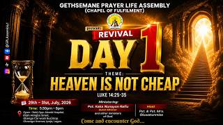 REVIVAL|| THEME: HEAVEN IS NOT CHEAP || 29TH JULY, 2026