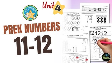 Signing Stars Unit 4: Numbers 11-12 for PreK Kids