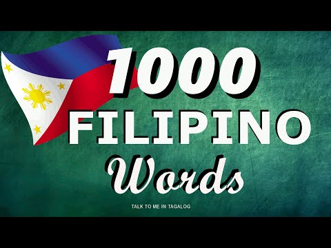𝟭𝟬𝟬𝟬 𝗙𝗜𝗟𝗜𝗣𝗜𝗡𝗢 𝗪𝗢𝗥𝗗𝗦 | English-Tagalog Vocabulary Words | Talk to Me in Tagalog