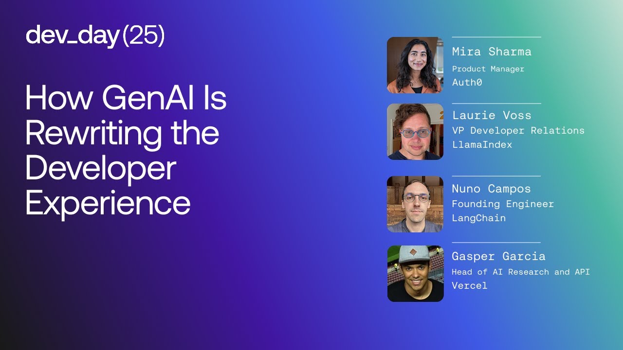 How GenAI Is Rewriting the Developer Experience - YouTube