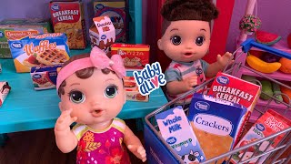 Baby alive Zoe Afternoon Routine  Grocery shopping