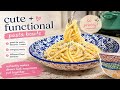 Vancasso Pasta Bowls Review | Selene 8.5" Pasta Bowls Set of 6 | 40 oz Porcelain Shallow Salad Bowls