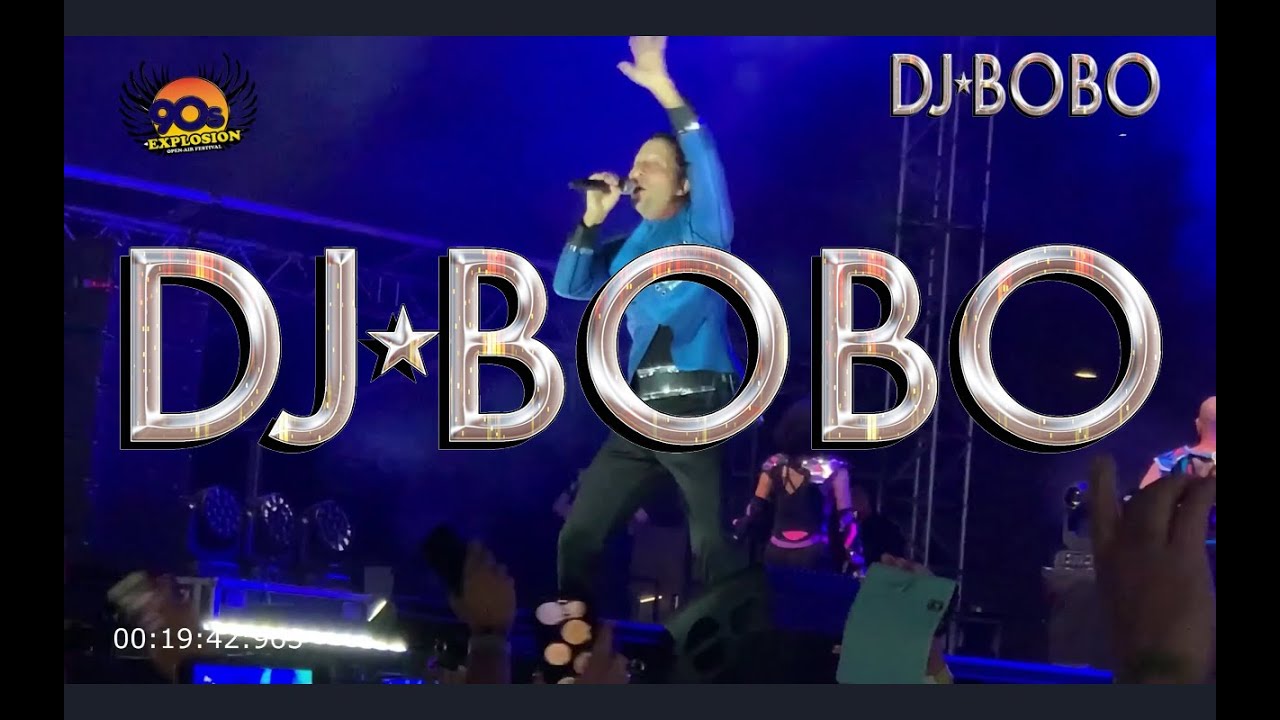DJ Bobo Live at 90S Explosion   Prague 2022
