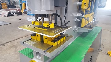 Multi Functional Ironworker | Universal Iron Worker Punch and Shear Machine From KRRASS