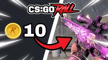 10 COINS to an AWP CRAKOW on CSGOROLL!