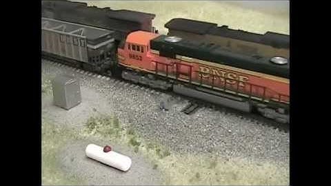 N Scale Orin Line - UP/BNSF Meet #2