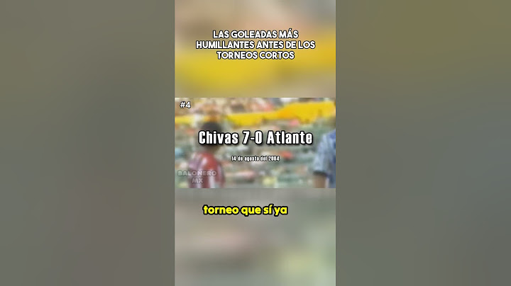 Las goleadas más humillantes antes de los torneos cortos #ligamx #futbol #mexico #goleada