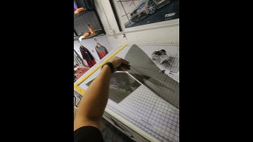 Plotter cut window tint
