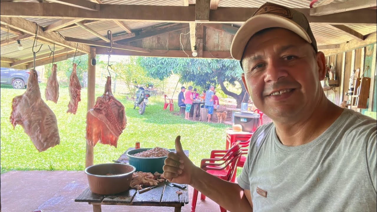 Parte-02 mutirão na lida no sítio do tata muita fartura e muita conversas com amigos…