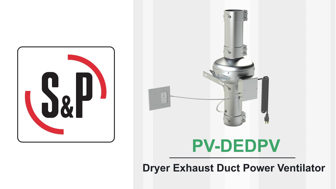 DEDPV - Dryer Exhaust Duct Power Ventilator | Part 2 - YouTube