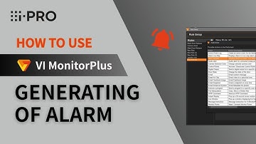 VI MonitorPlus Tutorial: How to Generate Alarms Using AI-VMD