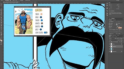 Comic Flatting Tutorial - Dropping the Flats