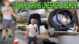 Replacing Leaking Transmition lines 06 Chevy Duramax Replacing Leaking Transmition lines 06 Chevy Duramax
