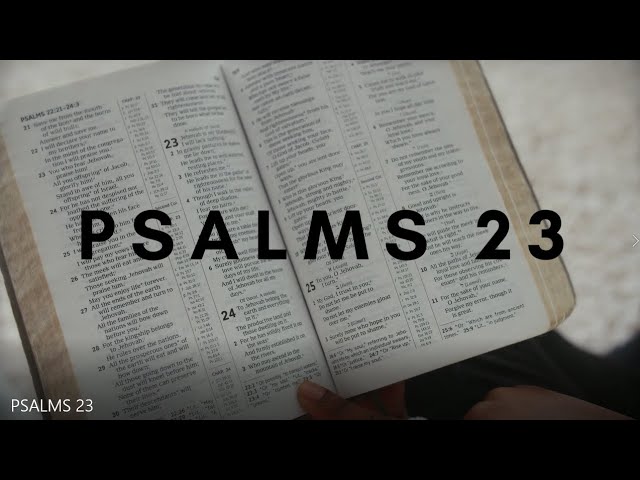 November 23 Scripture Psalms 23 Bible Verses