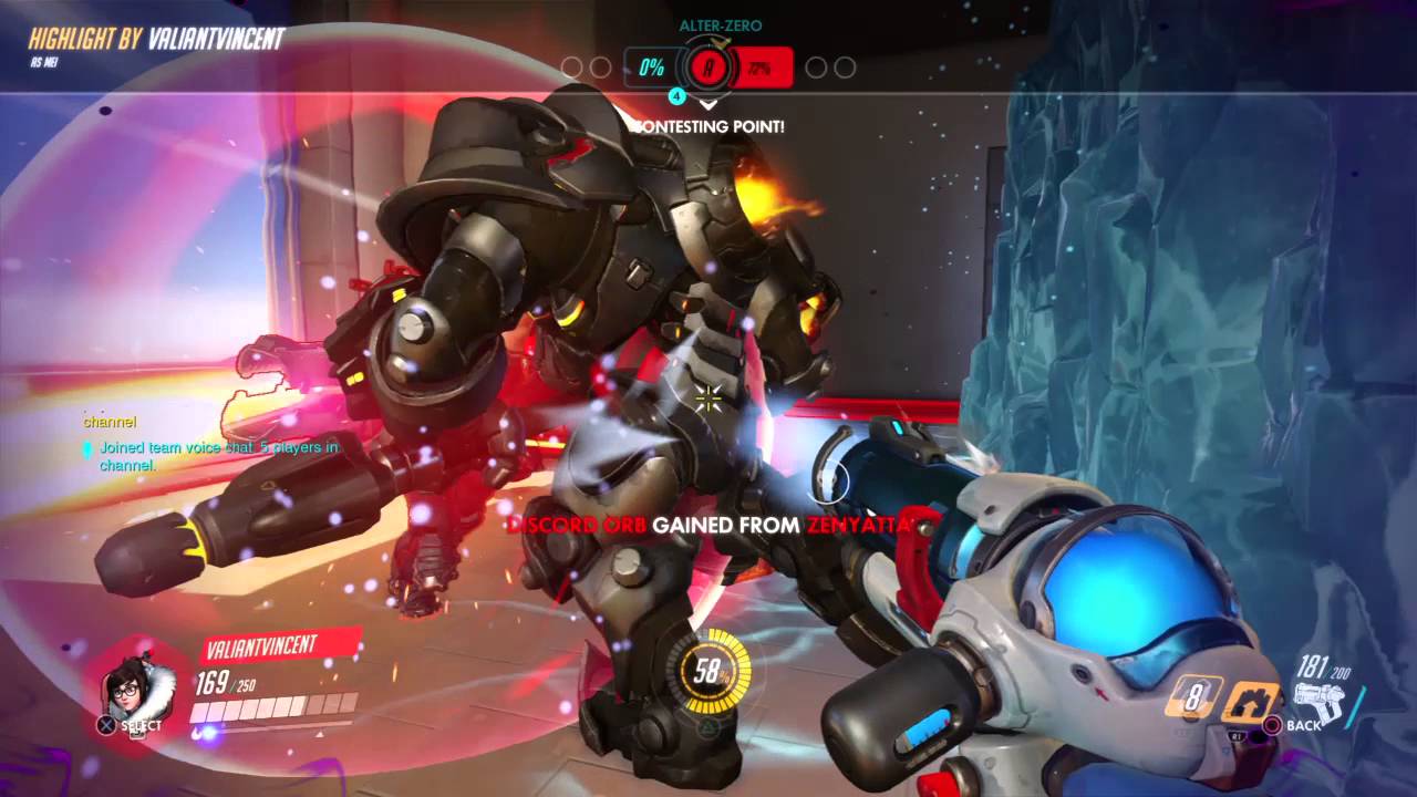 Overwatch Beta AI practice highlight #2