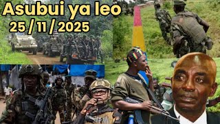 HIZI HAPA HABARI ZA UKWELI ASUBUI YA LEO KUTOKA KWENYE UWANJA WA VITA//FARDC/WAZALENDO VS AFC/M23 