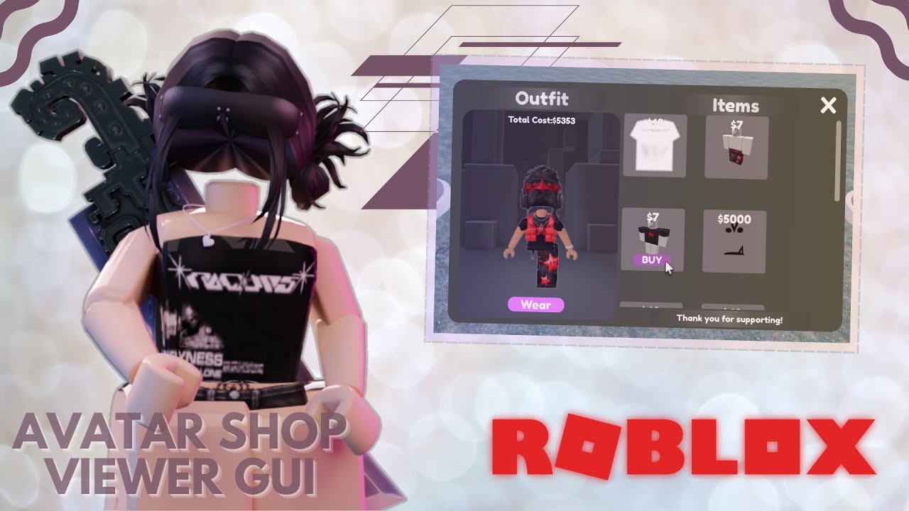 How to Make an Avatar Outfit Viewer Shop GUI on ROBLOX (Avatar Viewer ...