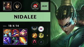 (WBG Jiejie) Nidalee Jungle vs Lee Sin - KR Challenger Patch 26.12