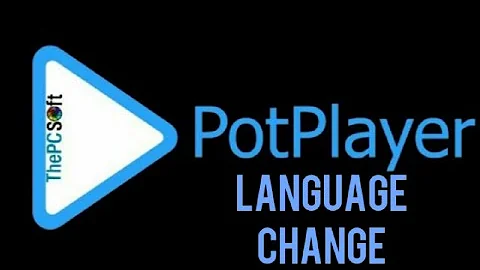 how to change potplayer language