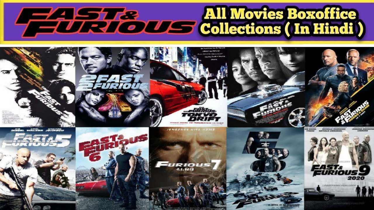 Fast Furious Series All Movies Budget Box Office Collections And