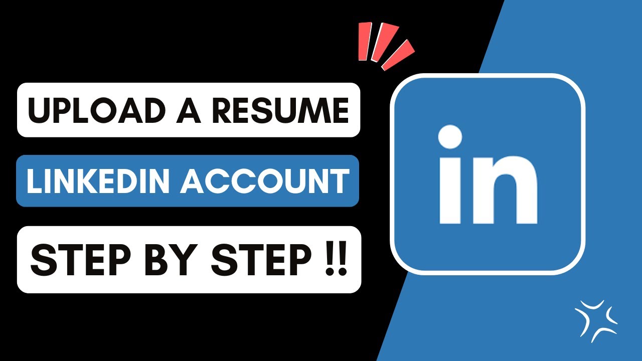 How To Upload A Resume LinkedIn - YouTube