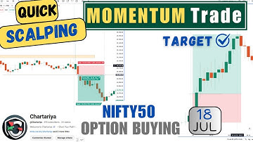 NIFTY Options Live Scalping ✅ 1:2 RR Trade | Pure Momentum Strategy