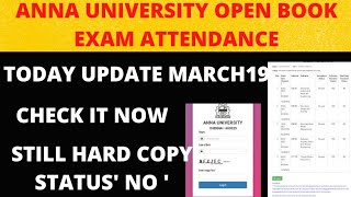 Anna university open book exam attendance status today updated | soft copy hard copy status screenshot 5