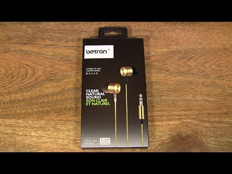 Unboxing of the Betron B650 S Noise Isolating Earphones