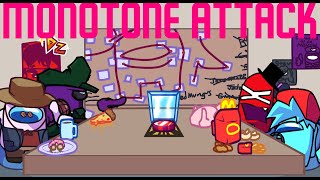 Monotone Attack But Jelqer, Warchief, Red Mungus And Bf Sing It Fnf Cover Fnf X Impostor V4 Flp