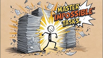 How to Overcome Task Paralysis: The Impossible Task Method | Boost Productivity , Conquer Overwhelm