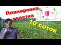 Планировка участка 10 соток под ИЖС | Онлайн планировщик дачного участка.