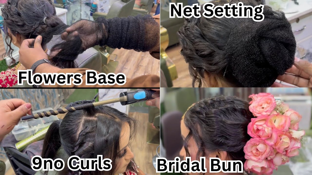 Bridal Hair With Messy Front Variation Step By Step Tutorial 