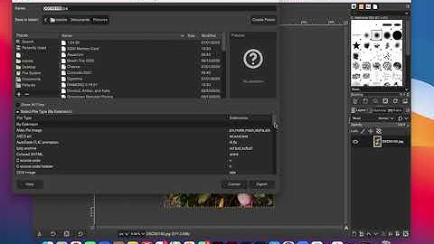 How to save a file as a PDF in GIMP